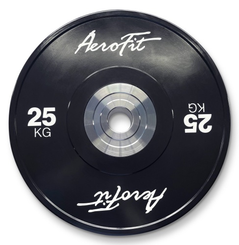 AFBD25 Бамперный диск для кроссфита AeroFit 25 кг, черный