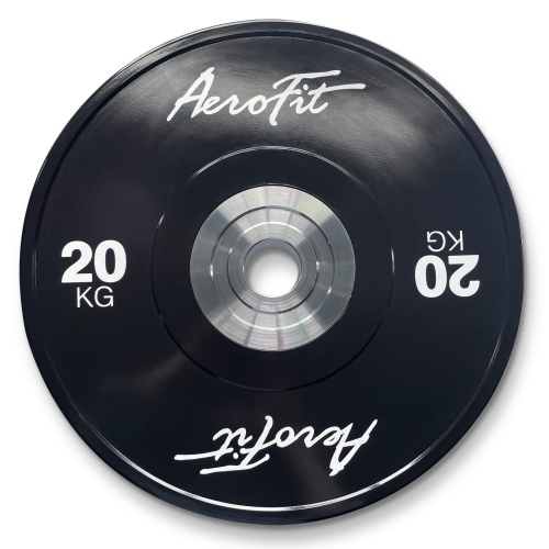 AFBD20 Бамперный диск для кроссфита AeroFit 20 кг, черный