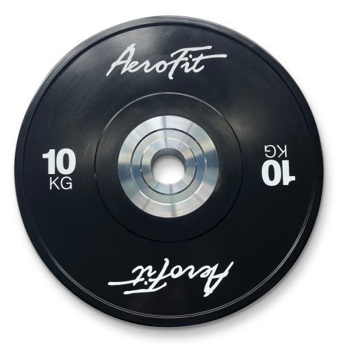 AFBD10 Бамперный диск для кроссфита AeroFit 10 кг, черный