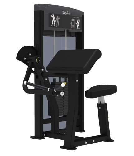 IF9303 Бицепс  Impulse Light  Бицепс (73 кг) частичное заднее зачехление весового стека