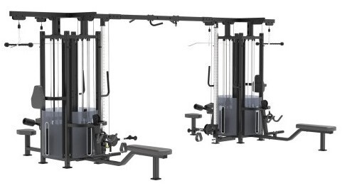 IF9327+IF9327+IF9327OPT 8-и стековая мультистанция Impulse Base (91 кг), без зачехления весового стека