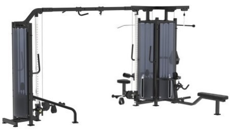 IF9325+IF9327+IF9327OPT 4-х стековая мультистанция Impulse Base (91 кг), без зачехления весового стека