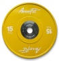 AFBDC15 Бамперный диск для кроссфита AeroFit 15 кг, желтый