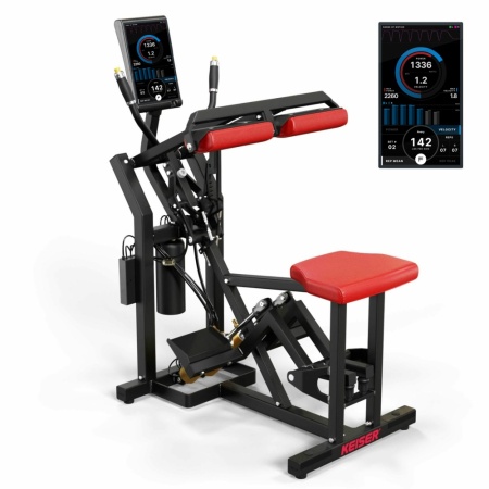 Тренажер для голени Keiser A400 SEATED CALF-BLK 002936B4