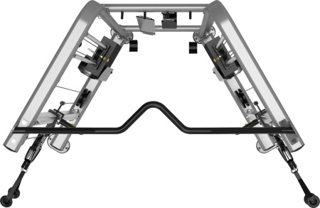 ES7030 Двойная регулируемая тяга ENCORE 2х77 кг, частичное зачехление весового стека