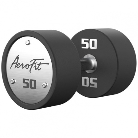 AeroFit AFPUDB40-50 набор полиуретановых гантелей, 40-50 кг, 5 пар, шаг 2,5 кг