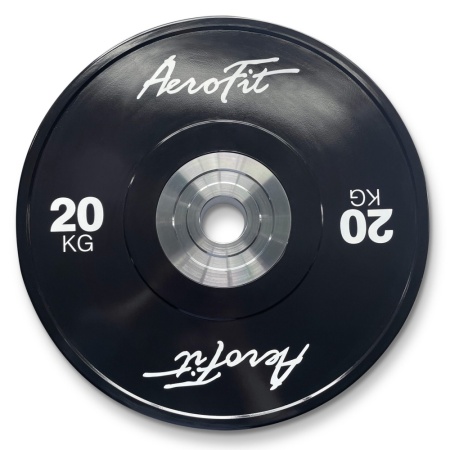 AFBD20 Бамперный диск для кроссфита AeroFit 20 кг, черный