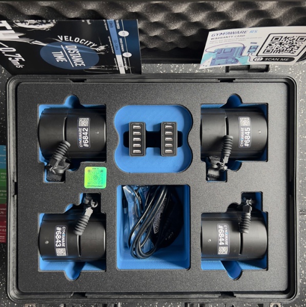 Набор из 4-х GymAware RS 4 Unit Kit в дорожном кейсе