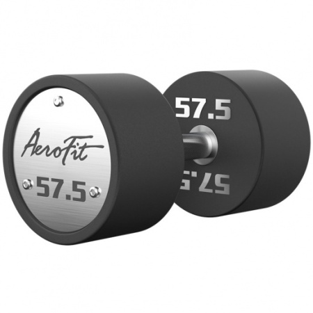 AeroFit AFPUDB52.5-60 набор полиуретановых гантелей, 52,5-60 кг, 4 пары, шаг 2,5 кг