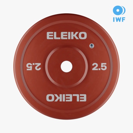 Диск технический сертифицированный Eleiko IWF Weightlifting Technique Plate 2,5 кг