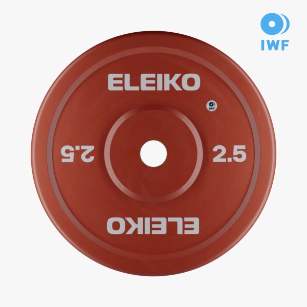 Диск технический сертифицированный Eleiko IWF Weightlifting Technique Plate 2,5 кг