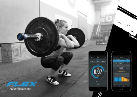 Датчик для грифа штанги Flex от GymAware