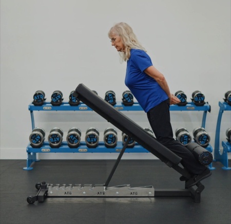 Регулируемая скандинавская (нордик) скамья Adjustable Nordic Bench