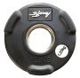 AFPLB1.25 Олимпийский обрезиненный диск AeroFit 1.25 кг, черный матовый.
