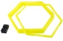 Набор шестиугольных напольных обручей Agility Hoops JA-216, 6 шт.
