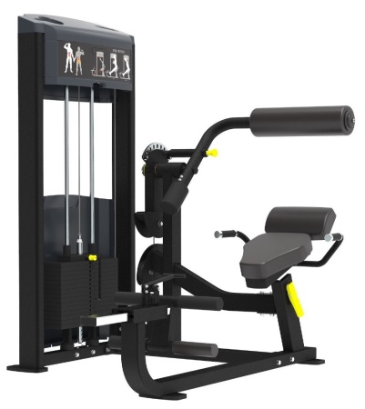 IF9334 Пресс/Разгибание спины Impulse Light  (73 кг), частичное заднее зачехление  весового стека