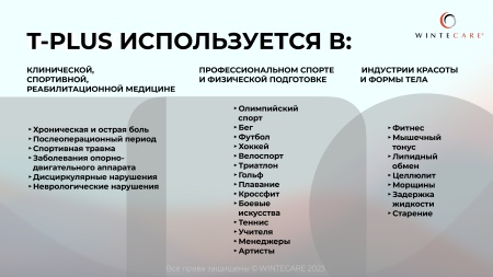 Аппарат для радиочастотной клеточной электротерапии WINTECARE T-Plus