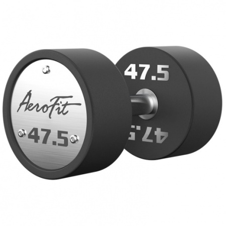 AeroFit AFPUDB40-50 набор полиуретановых гантелей, 40-50 кг, 5 пар, шаг 2,5 кг