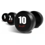 AFDB2.5-25 Набор обрезиненных гантелей AeroFit, 2.5-25 кг - 10 пар, шаг 2,5 кг