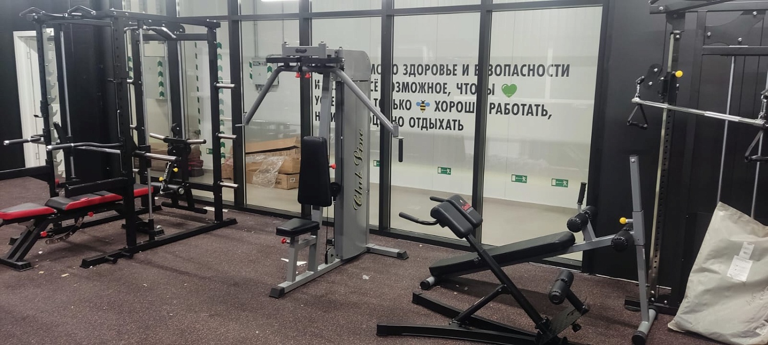Фитнес-комната для сотрудников Leroy Merlin (г. Орёл)