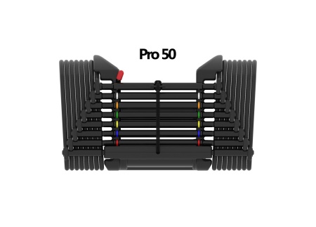 Регулируемые нерасширяемые гантели PowerBlock Pro 50 (23 кг)