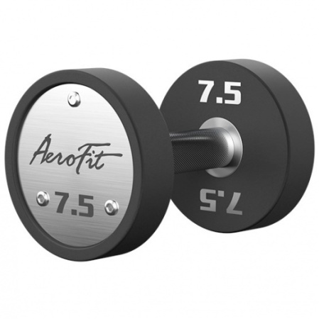 AeroFit AFPUDB2.5-25 набор полиуретановых гантелей, 2,5-25 кг, 10 пар, шаг 2,5 кг