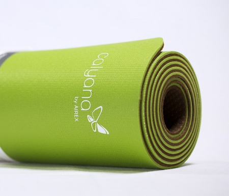Коврик для йоги AIREX CALYANA Prime Yoga ( лайм/орех )